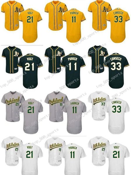 

custom men women youth oaklandathletics jersey #11 jarrod parker 21 stephen vogt 33 jose canseco home grey white grey baseball jerseys, Blue;black