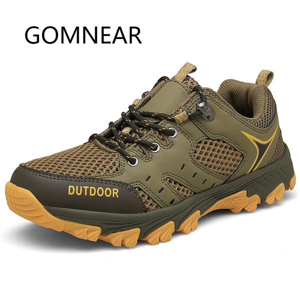 

gomnear 2019 summer men's hiking shoes outdoor mountain climbing shoes trekking tourism camping sports sneakers hunting