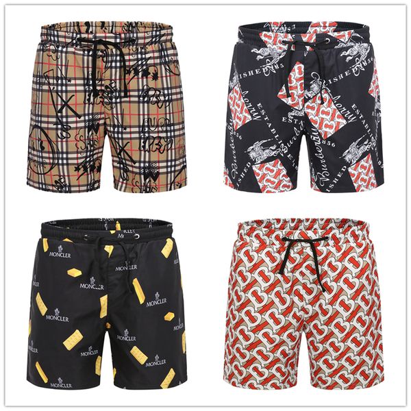 yellow moncler swim shorts