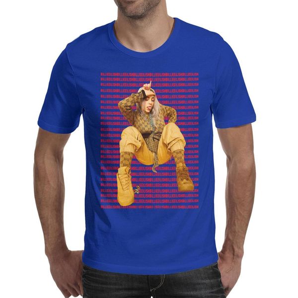 

billie-eilish blue t shirt,shirts,t shirts,tee shirts printing personalised graphic designer superhero friends athletic t shirt, White;black