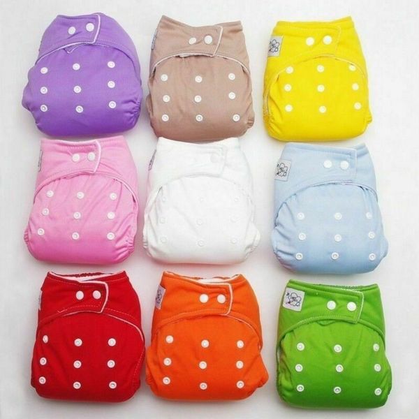 

adjustable reusable baby diapers infant boys girls cloth diapers soft covers washable nappies dropshipping