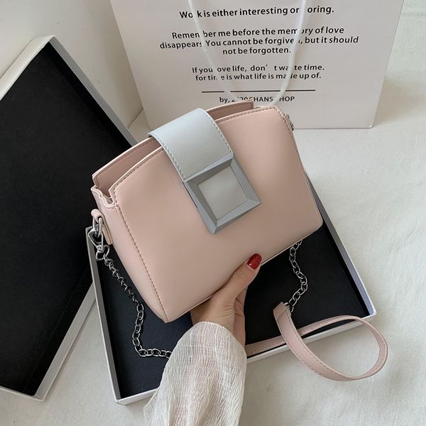 

axukes popular bag women bag 2020 new ladies wide shoulder strap messenger fashion wild bucket shoulder