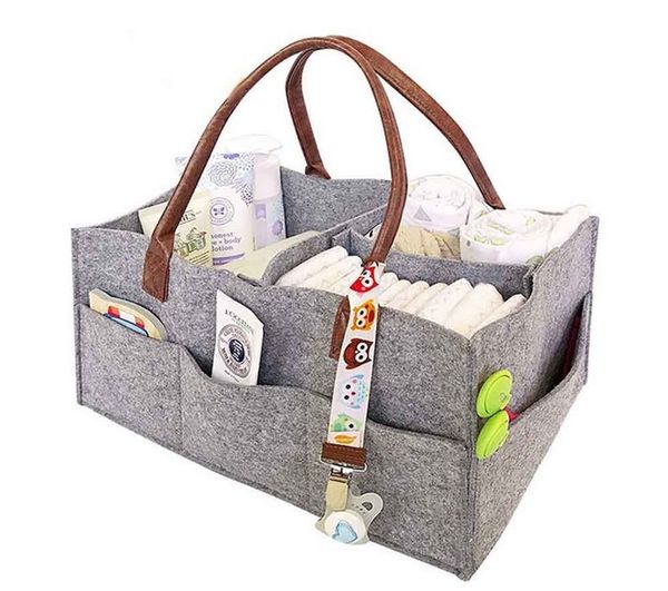 

baby diaper bag foldable storage bag portable lightly newborn mummy out portable foldable felt diaper storage felt bags