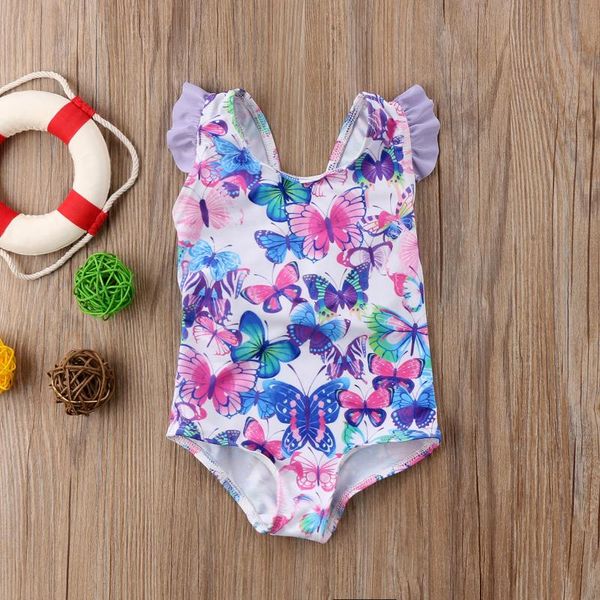 

2019 new kids baby girl swimsuit flower swimwear tankini bikini bathing suit sunsuit biquini beachwear