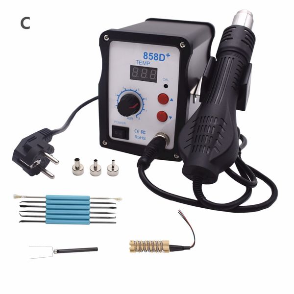 

220 858d hot air gun отпайки tool kit пайка паяльная паяльной станции 700w