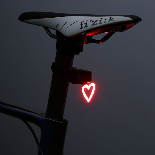 USB Fahrrad Kreative Lichter Runde Rücklichter Runde Hinten Rücklicht Blinkende Lampe Warnung Nacht Reiten Zubehör