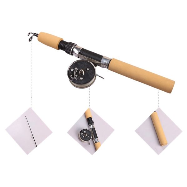 

1pc winter fishing rods ice fishing rods reels to choose rod combo pen pole lures tackle spinning casting hard rod new