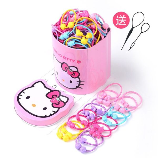 

girls hairband tie head hair accessories western style kids nice baby children hair hairtie does not damage children lovely, White