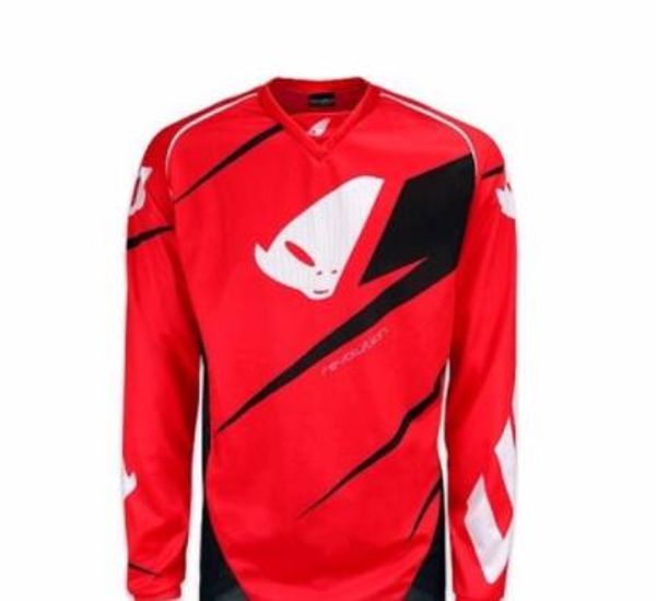 

motocross jersey mtb downhill jersey cycling mountain, Black;red