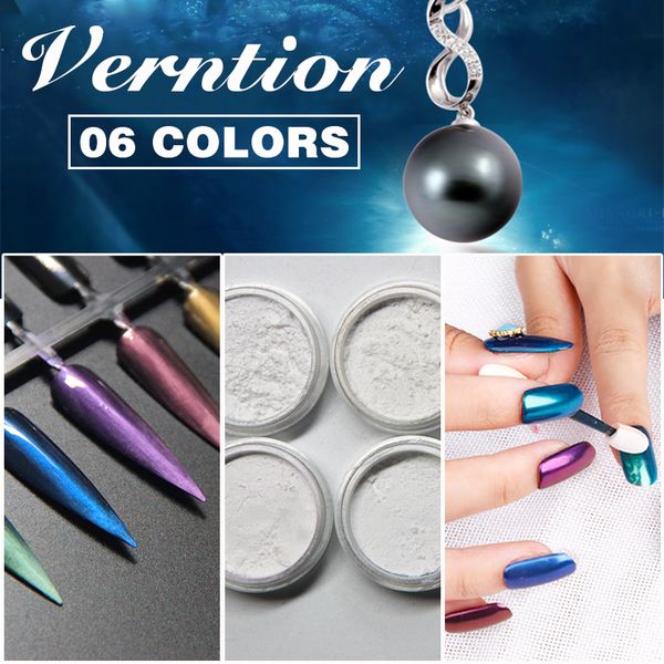 

verntion 1 pcs nail art mirror pigment glitter nails chrome nail dipping glitter holographic dip s deco, Silver;gold