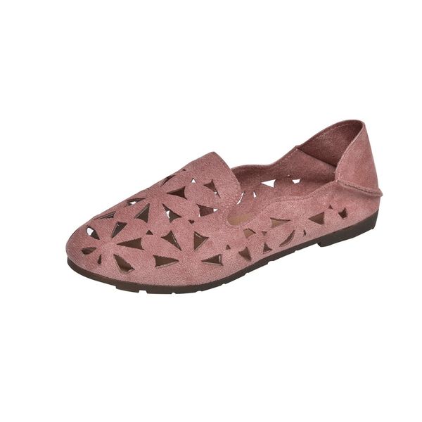 

SAGACE Ladies Flat with Shoes Sweet Casual Women's Fashion Summer Round Head Non-slip Two Penetrating Gas Casual Tide Shoes 2019