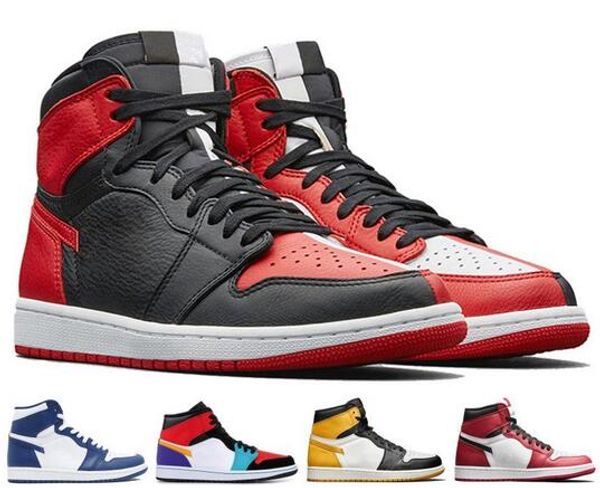 

men 1 high og basketball shoes travis scotts black toe elephant print mid chicago gs mens women 1s low shadow athletics sneakers trainers