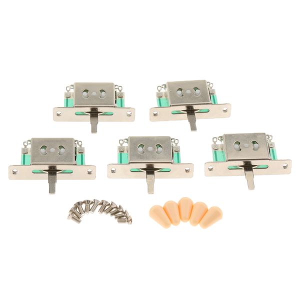 

4 band pickup switch selector with knob screw for st sq electric guitar parts,5pcs