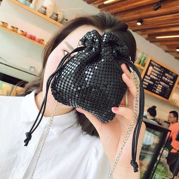 

ladies clutch evening bag fashion shoulder handbags diamond bags lady wedding party small string chain bag sac
