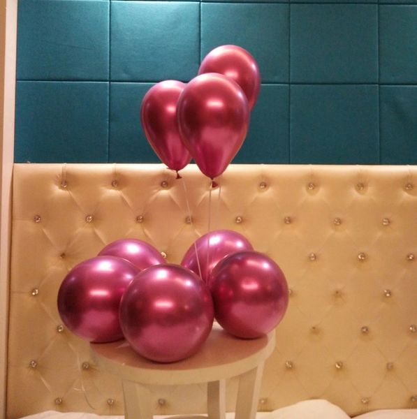 

2020 new style optional inch metal thickening pearl metal color mix color p wedding party balloon