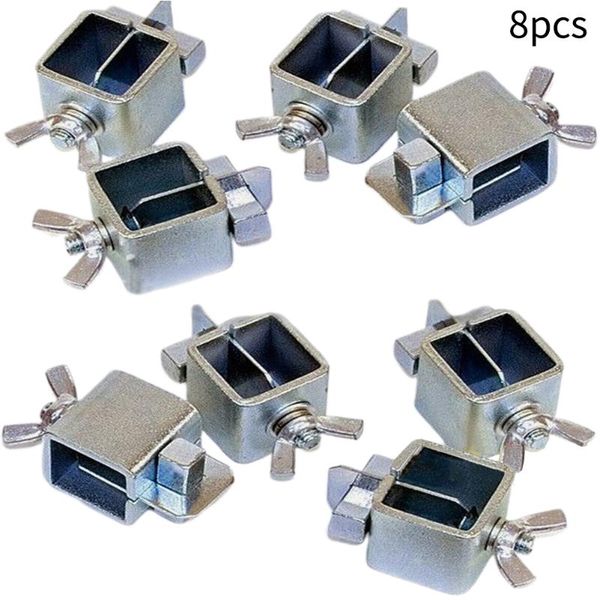 

8pcs accessories welding clamp set silver positoning sheet metal portable reusable durable steel spare industrial repair clip
