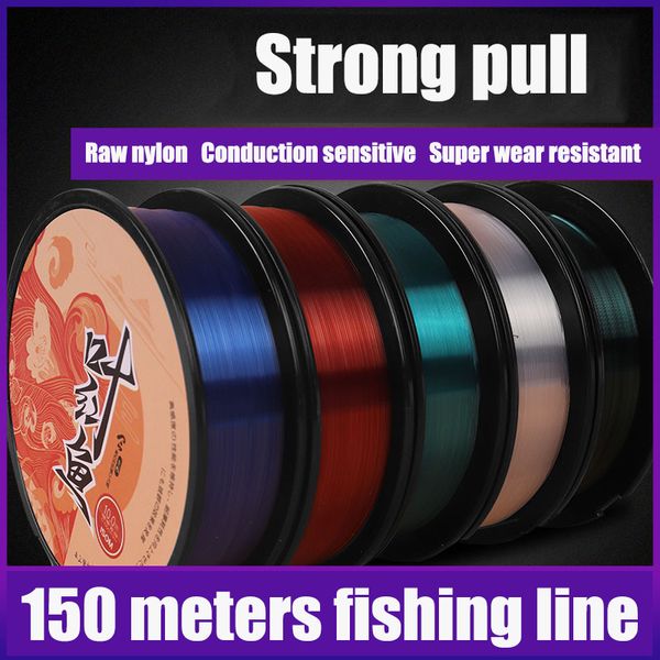 

150m super strong fishing line japan durable nylon monofilament fishing line 1.0#-10.0# carp accessories main 20 kg