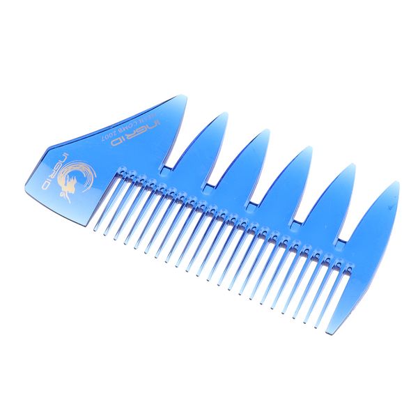 

double sided fine/coarse teeth pocket beard plastic hair combs, Silver