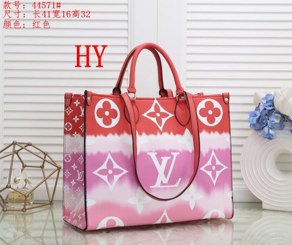 

wholesale designer shopping bag embroidered pu book tote tote bag luxury handbag brand women bags designer shoulder bag