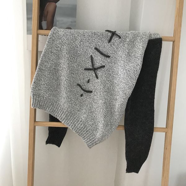 

menne men's knitwear addition, subtraction and multiplier sweater male, White;black