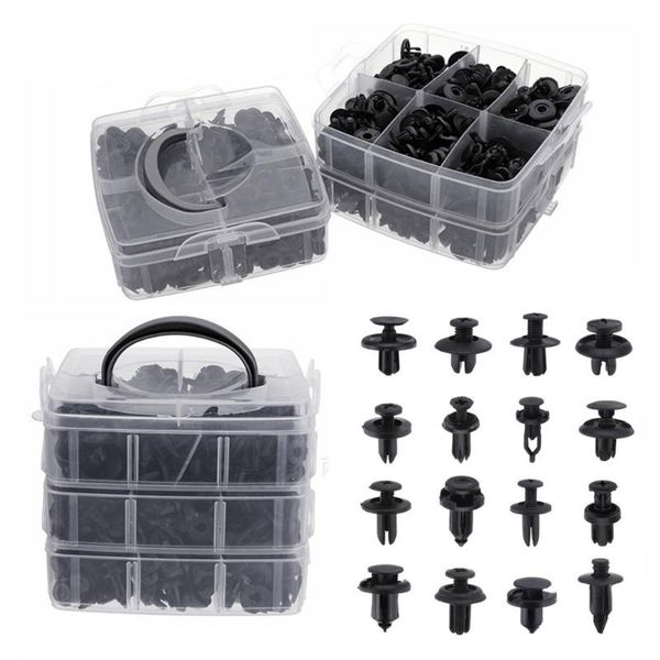 

620pcs car retainer clips set bumper fastener rivet clips kit car retainer fastener kit auto push pin rivets set bumper