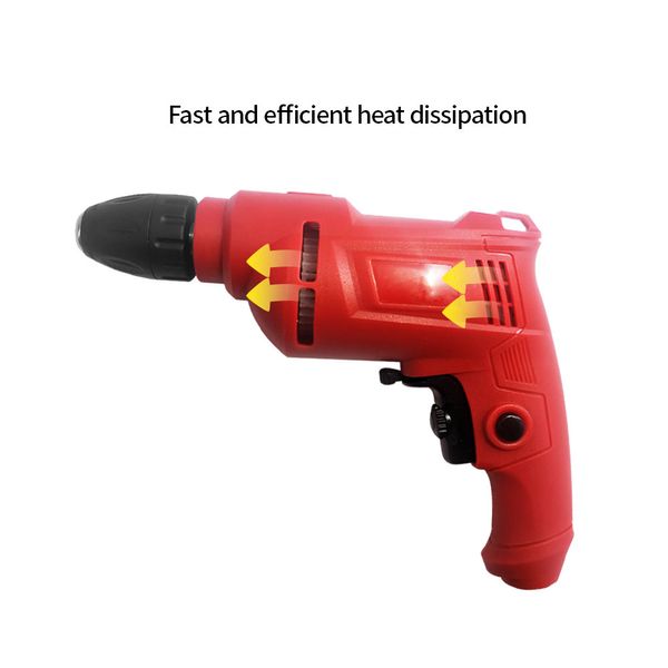 

600w 700w 220v electric screwdriver household corded drill variable speed trigger handle rotary hammer impact drill driver