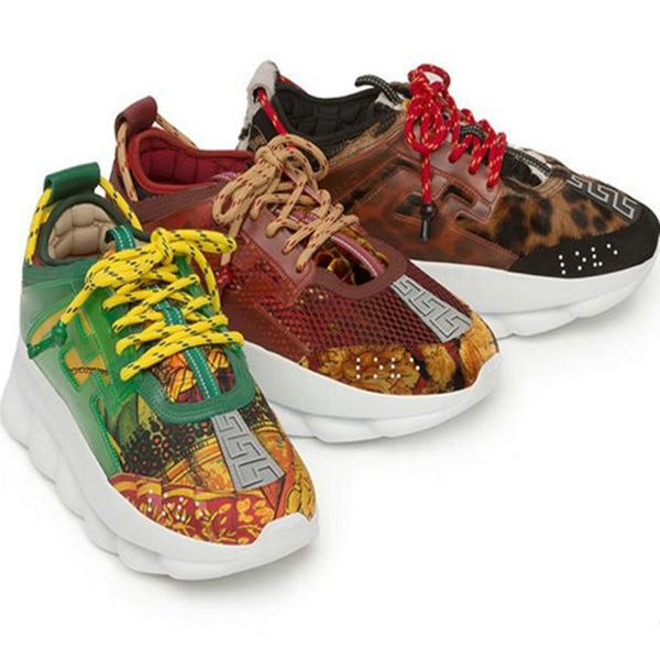 

2019 новая цепная реакция роскошные дань кроссовки Италия Марка женщины мужчины Ме