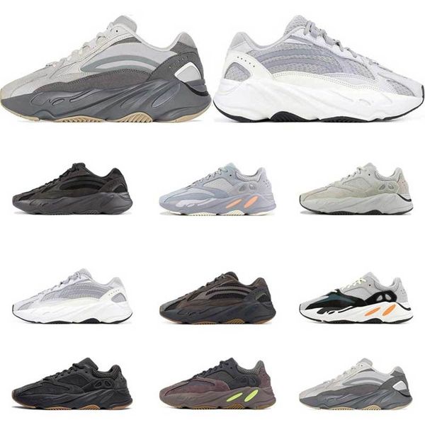 

2019 new 500 700 mens women running shoes static 3m reflective tephra inertia salt wave runner geode blush outdoor sports sneaker size 36-45, Black