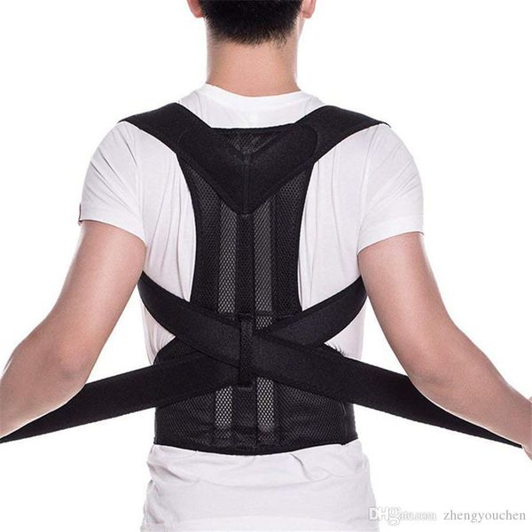 

back posture corrector shoulder lumbar brace spine support belt adjustable corset posture correction belt body health care