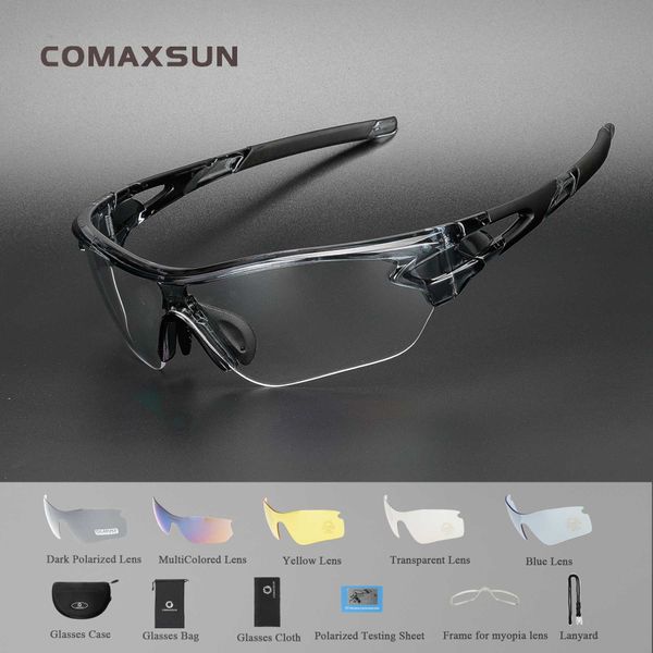 

comaxsun polarized sports men sunglasses road cycling glasses mountain bike bicycle riding protection goggles eyewear 5 len 816