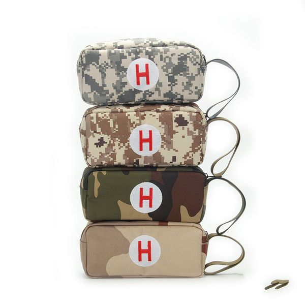 

student pencil case camouflage storage bags portable small wrap zero purse oxford cloth party gift wear resistant 13 5wz c1