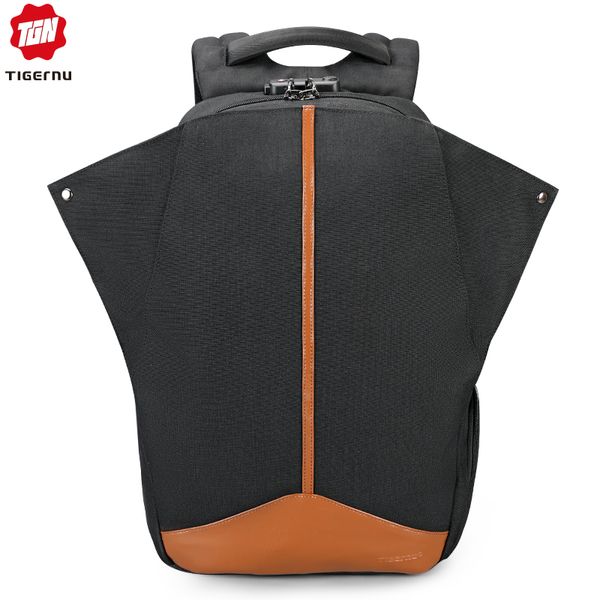

tigernu anti theft patented zipper tsa lock no key design men usb 15.6 inch lapbackpacks schoolbag student college backpack