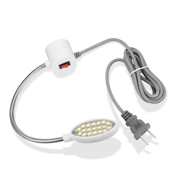 

2018 портативная швейная машина led light 2w 19 / 30leds магнитная монтажная база gooseneck лампа для всего освещения швейной машины, Black