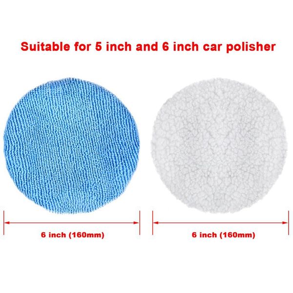 

20 packs car polisher pad bonnet set(5 to 6 inches)waxing bonnet towel for car polisher