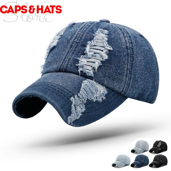 

cap for men 2019 denim baseball cap man hollow cowboy hat snapback hat women gorras golf trucker custom camo czapka chapeau, Black;white