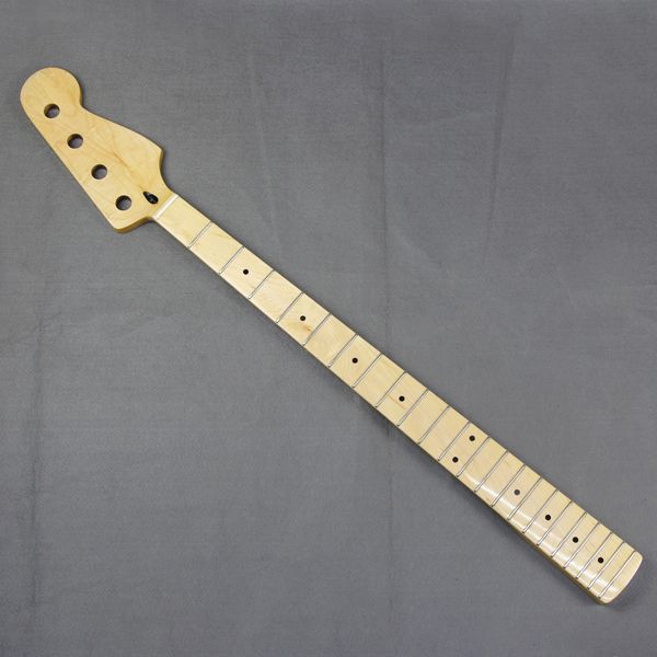 

22 fret bass neck maple fingerboard gloss satin for jazz jb bass guitar neck parts replacements p9