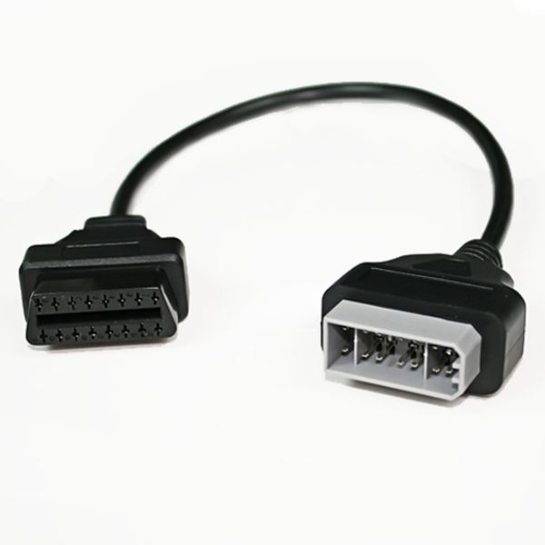 

14pin obd2 obd 40см кабель для нисана 14 контактный разъем 16 контактный разъем obd2 obdii диагностический адаптер инструмент удлинительный