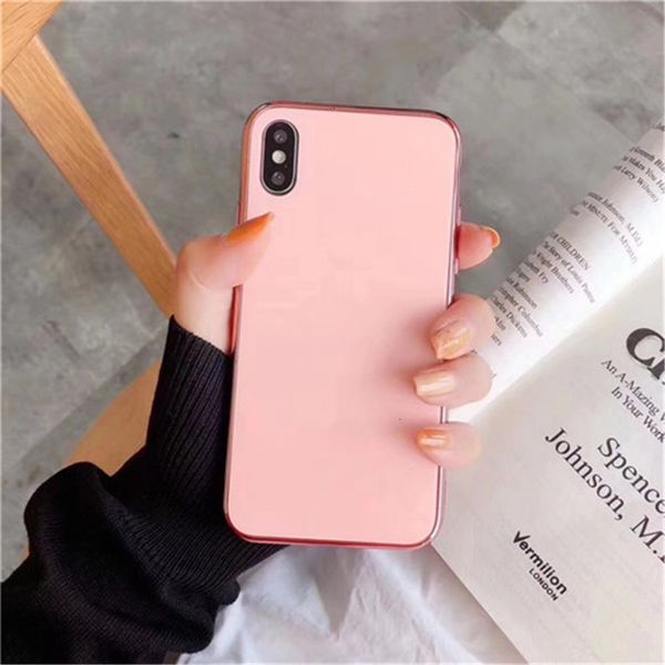 

luxury fashion for iphone 11 11pro 11pro max case candy tpu+glass cover for iphone xs max x 8 7 6 plus ready stock