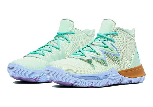 

kids Kyries 5 Basketball Shoes Spongebobs Patrick Squidward Bandulu Best Quality Irving 5 Men Womens Sneakers Shoes With Box Size 4-12
