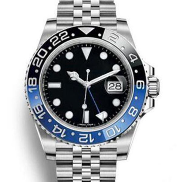 

2020 men mens diver watch automatic mechanical movement blue black ceramic 40 mm dial jubilee bracelet rox master watches wristwatches, Slivery;brown