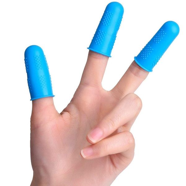 

silicone finger protectors 12 pieces finger protectors glue finger caps for lue sewing wax rosin resin honey adhesives other houseke