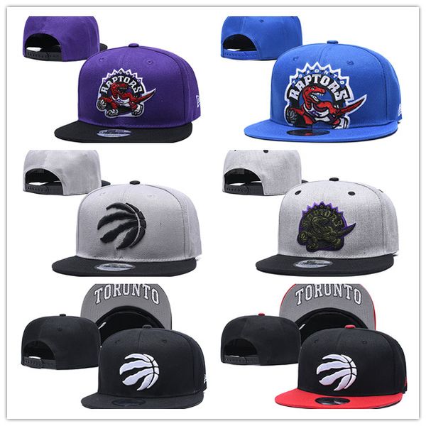 

20 стилей оптовых 2019 Хищников шляпа Все Баскетбольная команда Snapback Flat Caps Открытого Спорт кость бейсболка заказ смешивание