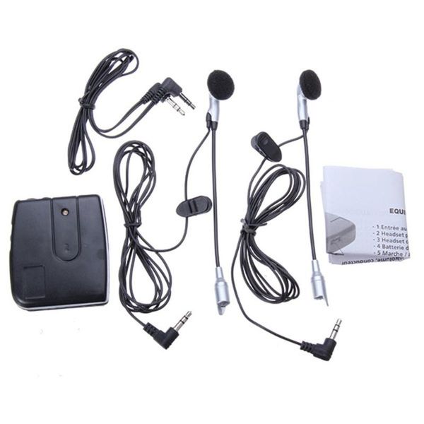 

drop shipping new motorbike motorcycle helmet headset 2 way intercom communication system car