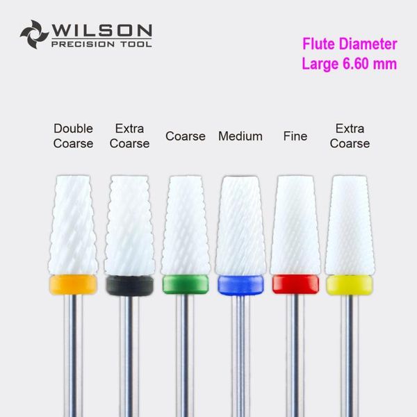 

6.60 mm cone bit - wilson white ceramic nail drill bit