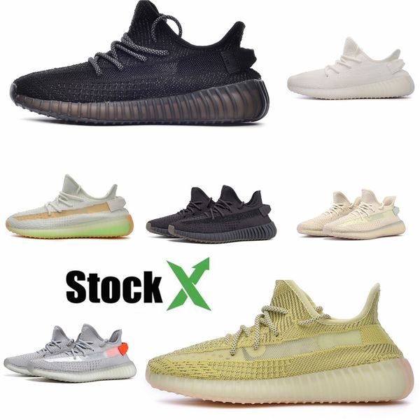 

pk version earth tail light yecheil yeezreel full reflective designer shoe white kanye west desert running sneaker sport black air #qa357