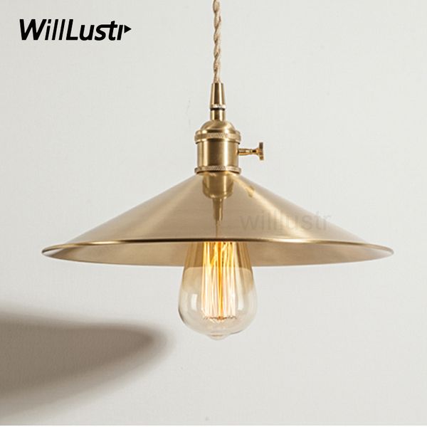 

hammered handmade look brass pendant lamp northern Europe Japan hotel restaurant bar cafe bedroom suspension light antique copper fixture
