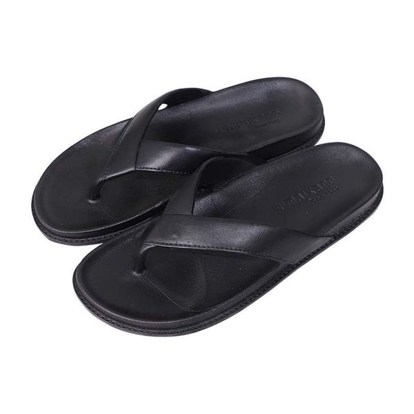 

0051 slippers rubber slide sandal floral brocade men slipper gear bottoms flip flops women striped beach causal slipper with box size:35-45, Black