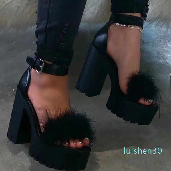 

high-heeled cross pvc straps outdoor travel sandals rubber bottom non-slip slippers increased 2020 new women's sandals l30, Black