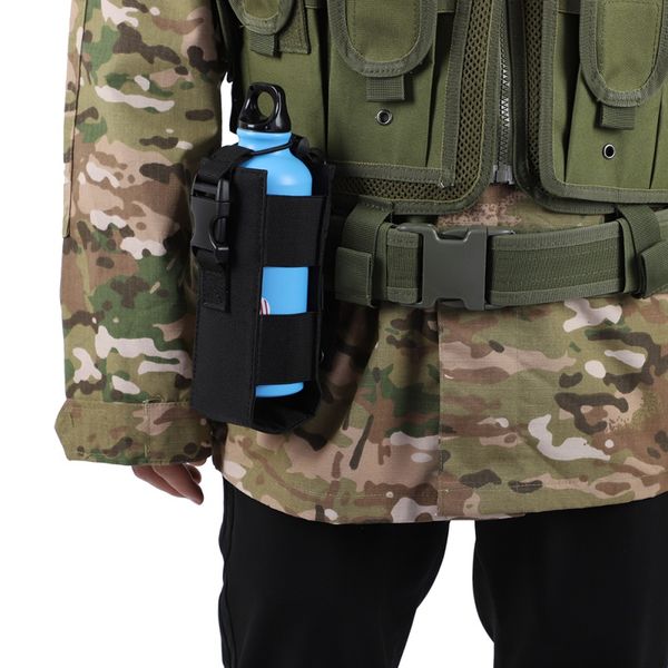 

water bag bottle cantil militar pouch tactical molle military canteen cover holster outdoor travel cycling shooting kettle 600d