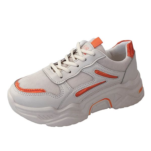 

2019 spring and fall new style all-in-one casual thick-bottom loose-cake sneaker, fashion and comfortable father's shoes, Black